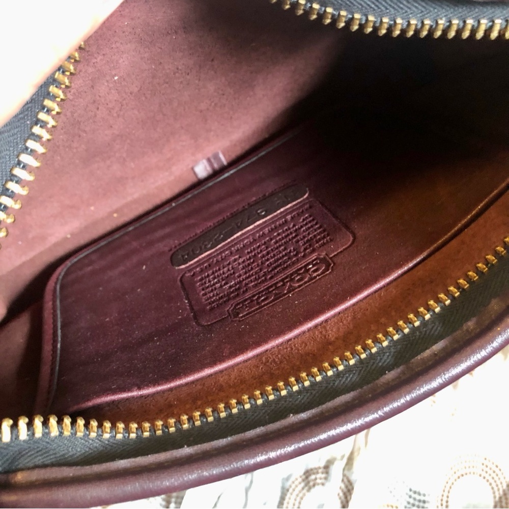 ❌SOLD❌Coach NYC Vintage Bonnie Cashin Era Basic Bag in Burgundy 9455 - Picture 11 of 12